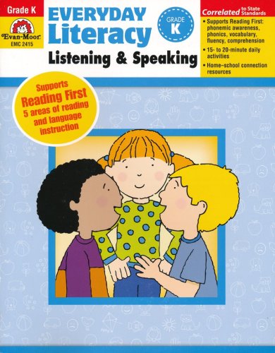 Cover of Everyday Literacy Listening and Speaking, Grade K