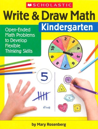 Cover of Write & Draw Math: Kindergarten