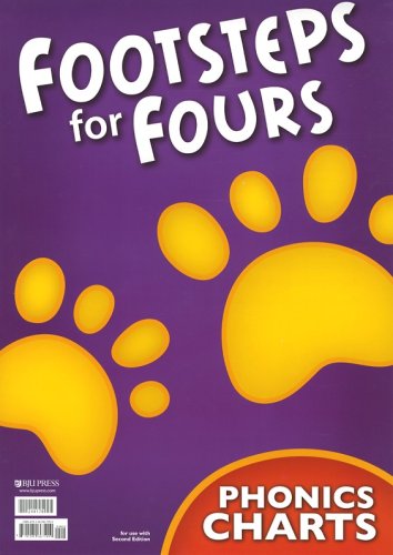 Cover of BJU Press K4 Footsteps for Fours Phonics Charts Set, 2nd Edition