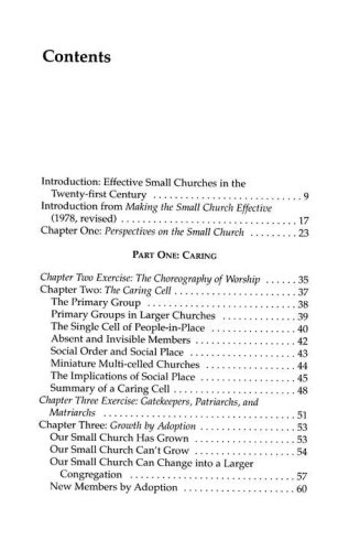 Cover of Effective Small Churches in the 21st Century