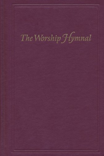 Cover of The Worship Hymnal--hardcover, deep garnet