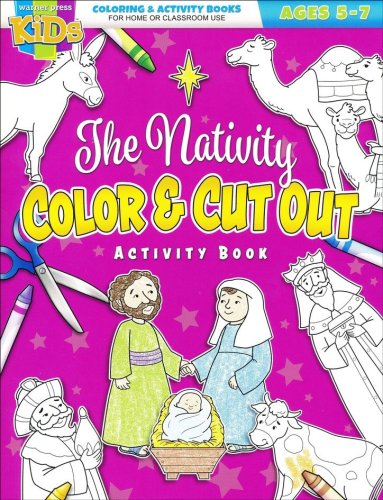 Cover of The Nativity Color & Cut Out Book--ages 5-7