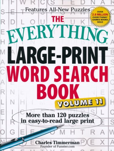 Cover of The Everything Large-Print Word Search Book, Volume 11