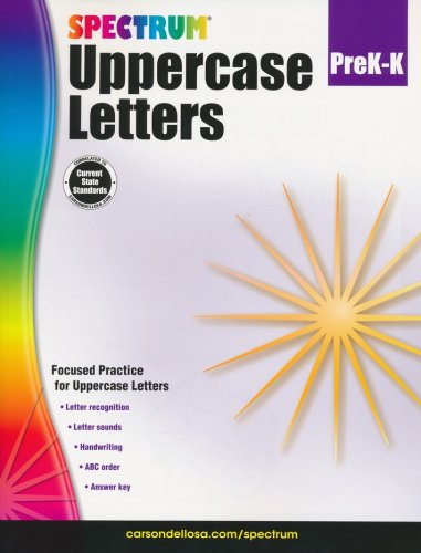 Cover of Spectrum Uppercase Letters, Grades PreK-K