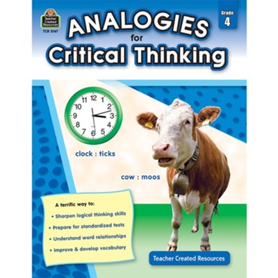 Cover of Analogies for Critical Thinking (Grade 4)