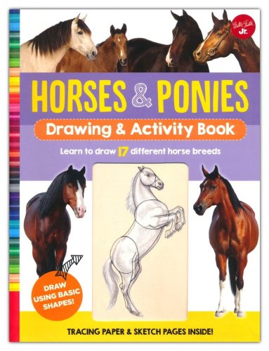Cover of Horses & Ponies Drawing & Activity Book
