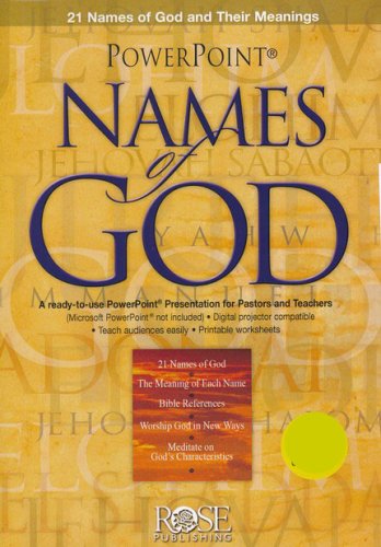 Cover of Names of God - PowerPoint CD-ROM