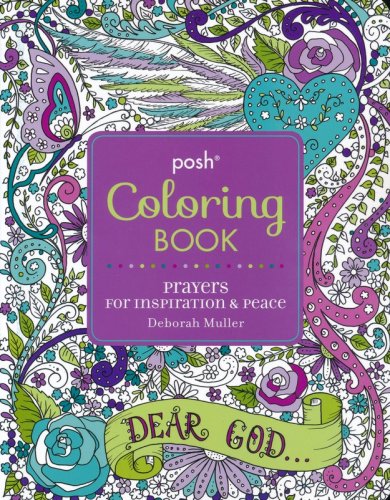 Cover of Prayers for Inspiration & Peace Adult Coloring Book