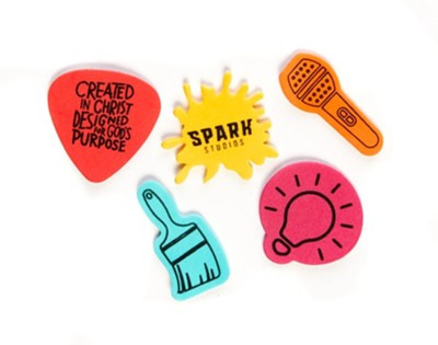 Cover of Spark Studios: Sticky Foam Shapes (150 Pieces)