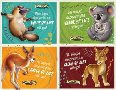 Cover of Zoomerang: Thanks for Coming Postcards (pkg. of 40)