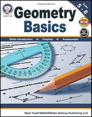 Cover of Mark Twain Geometry Basics, Grades 5-8