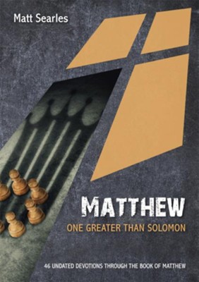 Cover of Matthew: One Greater Than Solomon