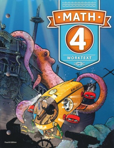 Cover of BJU Press Math 4 Student Worktext (4th Edition)
