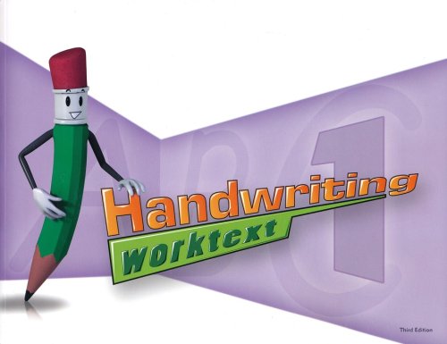 Cover of BJU Press Handwriting Grade 1 Student Worktext, Third Edition (Updated Copyright)