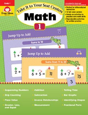Cover of Take It to Your Seat Centers: Common Core Math, Grade 1