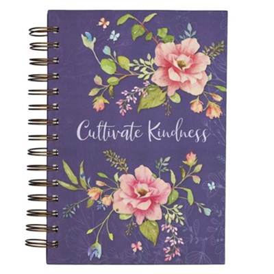 Cover of Cultivate Kindness Wirebound Journal, Purple