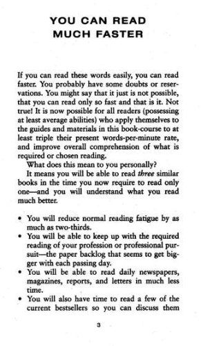 Cover of Triple Your Reading Speed: 4th Edition