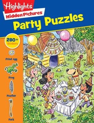Cover of Highlights(tm) Sticker Hidden Pictures(r) Party Puzzles