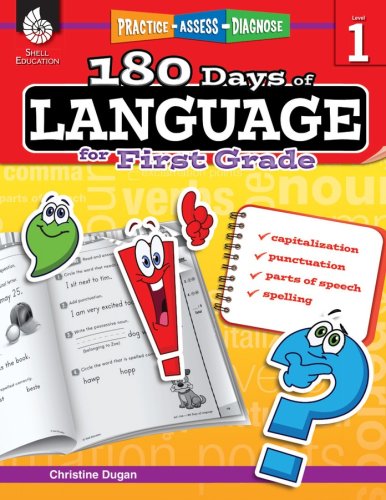 Cover of 180 Days of Language, Grade 1
