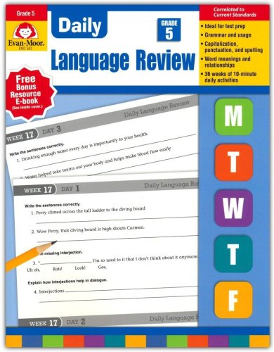 Cover of Evan-Moor Language Bundle, Grade 5