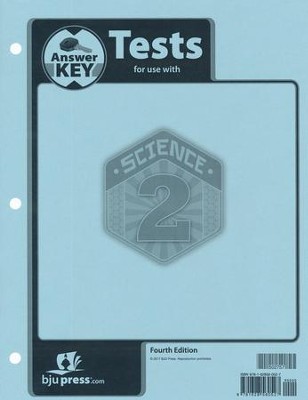 Cover of BJU Press Science Grade 2 Tests Answer Key (4th Edition)