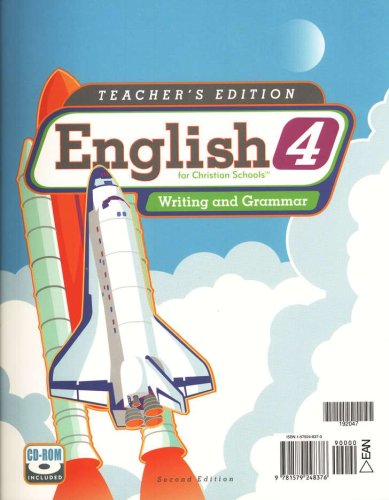 Cover of BJU Press English: Writing & Grammar 4, Teacher's Edition (Second Edition)