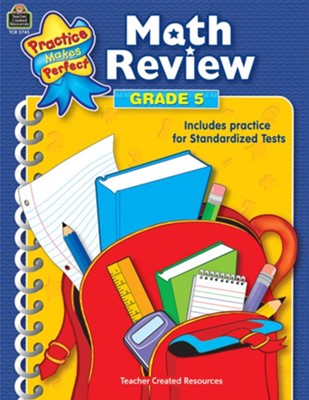 Cover of Practice Makes Perfect: Math Review (Grade 5)