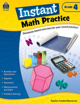 Cover of Instant Math Practice (Grade 4)