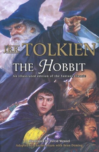 Cover of The Hobbit - An illustrated edition of the fantasy classic