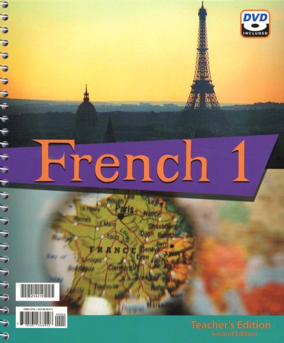 Cover of BJU Press French 1 Teacher's Edition with DVD (Second Edition)