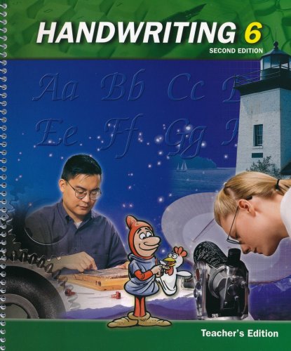 Cover of BJU Press Handwriting 6, Teacher's Edition