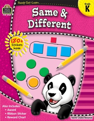 Cover of Ready Set Learn: Same and Different (Grade K)