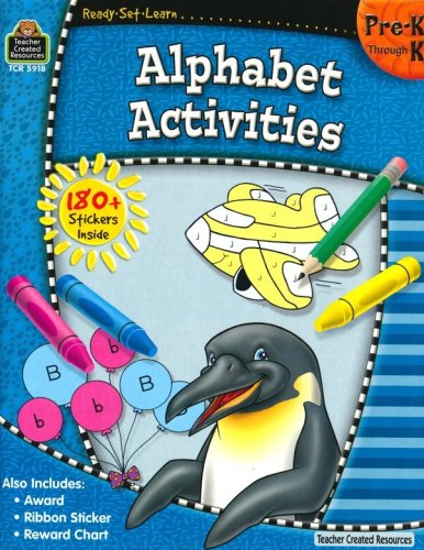 Cover of Ready Set Learn: Alphabet Activities (Grades PreK and K)