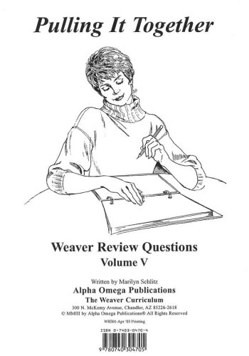 Cover of Pulling It Together, Weaver Review Questions Volume V