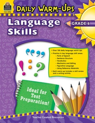 Cover of Daily WarmUps: Language Skills (Grade 6)
