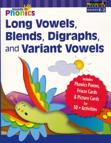 Cover of Hands-On Phonics: Long Vowels, Blends, Digraphs, and Variant Vowels (Grades K-2)
