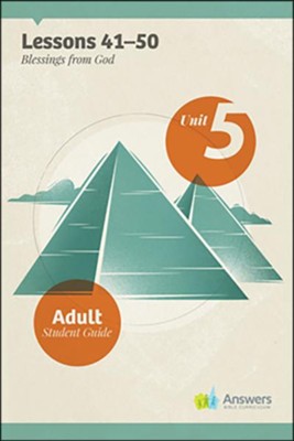 Cover of Answers Bible Curriculum Adults Unit 5 Student Guide (2nd Edition)