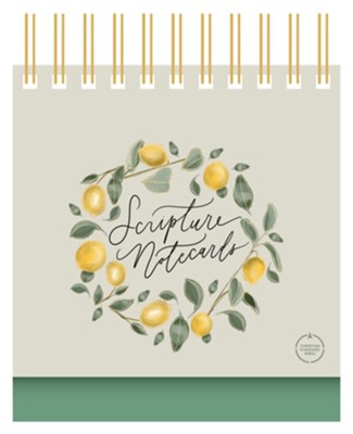 Cover of CSB Scripture Notecards, Hosanna Revival Edition, Lemons, Cards