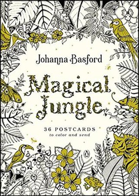 Cover of Magical Jungle: 36 Postcards to Color and Send