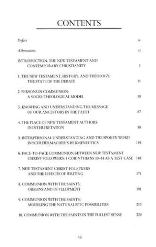 Cover of New Testament Theology: Communion and Community