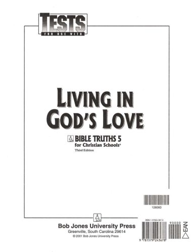 Cover of BJU Press Bible Truths 5: Living in God's Love Tests