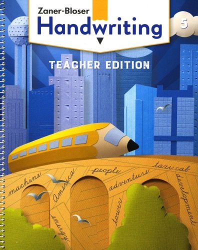 Cover of Zaner-Bloser Handwriting Grade 5: Student & Teacher Editions (Homeschool Bundle -- 2020 Copyright)