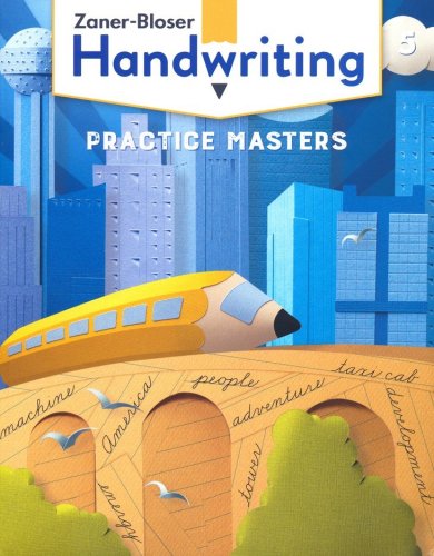 Cover of Zaner-Bloser Handwriting Grade 5: Student Edition & Practice Masters (Homeschool Bundle -- 2020 Copyright)