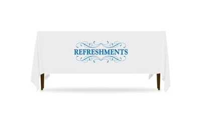 Cover of Filigree Refreshments Table Throw, 128 inches x 58 inches
