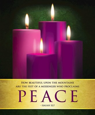 Cover of Peace Advent Sunday 4 Large Bulletins, Pack of 50