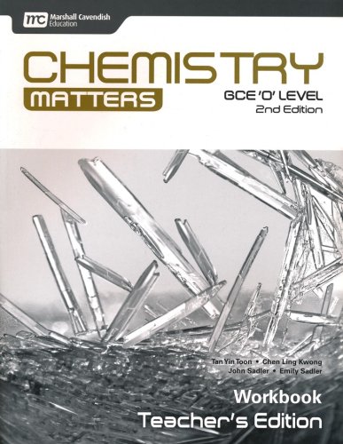 Cover of Chemistry Matters Workbook Teacher's Edition Grades 9-10 2nd Edition