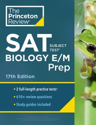 Cover of Cracking the SAT Subject Test in Biology E/M, 17th Edition