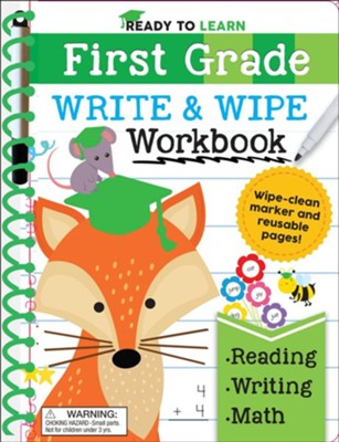 Cover of Ready to Learn: First Grade Write and Wipe Workbook