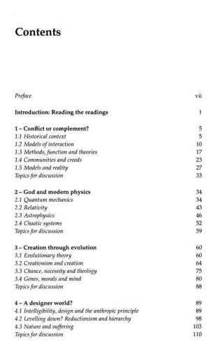 Cover of Problems in Theology: Science and Religion
