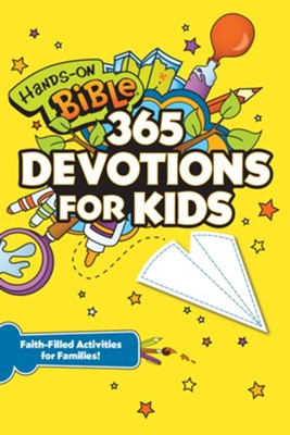 Cover of Hands-On Bible 365 Devotions for Kids: Faith-Filled Activities for Families - eBook